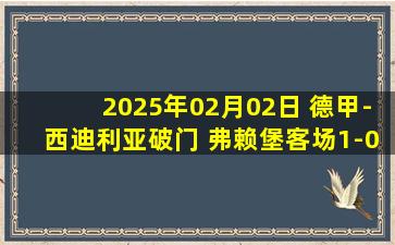 2025年02月02日 德甲-西迪利亚破门 弗赖堡客场1-0波鸿